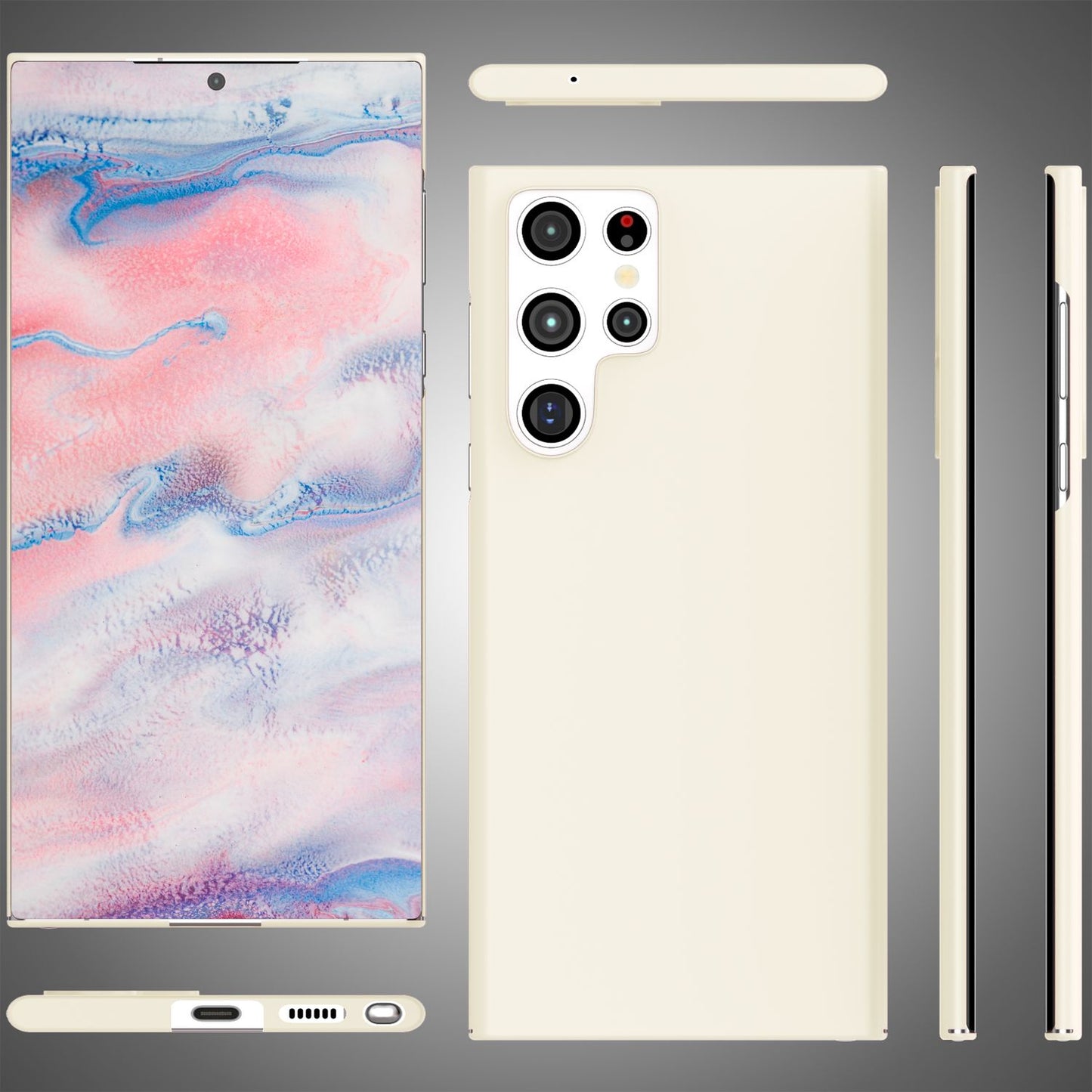 NALIA Ultra Slim Hardcase für Samsung Galaxy S22 Ultra – Anti-Fingerabdruck & 0.5mm Dünn – PUREFIT (Matt & Leicht) – Marke aus Berlin