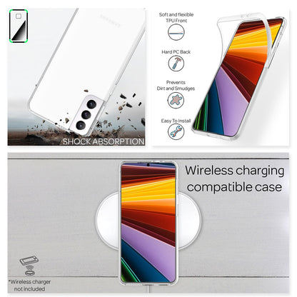 NALIA 360° Hülle für Samsung Galaxy S22 Plus – Vorne & Hinten Schutz – 360GUARD (Full-Body Case) – Marke aus Berlin