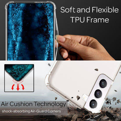 NALIA Handykette für Samsung Galaxy S22 – Transparentes Hybrid-Case & Band – HANGIT (Anti-Gelb Rückseite & Verstellbar) – Marke aus Berlin