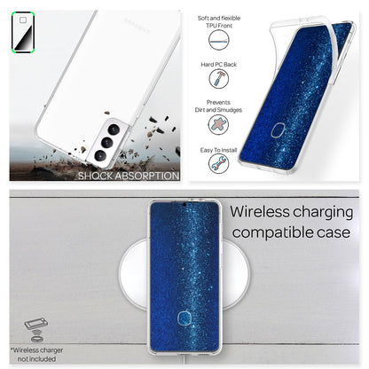 NALIA 360° Hülle für Samsung Galaxy S22 – Vorne & Hinten Schutz – 360GUARD (Full-Body Case) – Marke aus Berlin