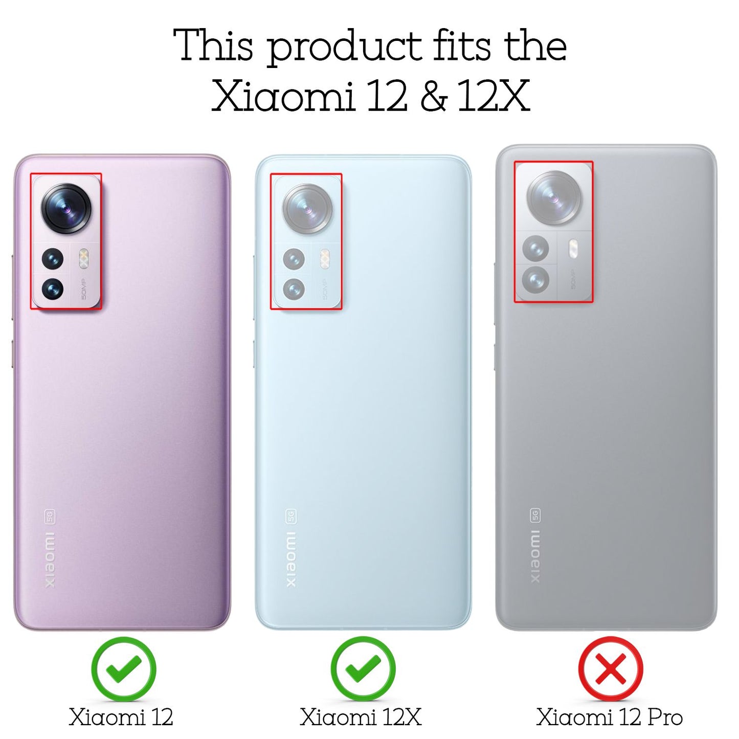 NALIA Transparente Silikonhülle für Xiaomi 12 / 12X – Anti-Gelb & Rutschfest – GLAZE (Handyhülle Kristallklar, Schlank & Stoßfest) – Marke aus Berlin