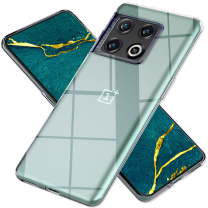 NALIA Transparente Silikonhülle für OnePlus 10 Pro – Anti-Gelb & Rutschfest – GLAZE (Handyhülle Kristallklar, Schlank & Stoßfest) – Marke aus Berlin