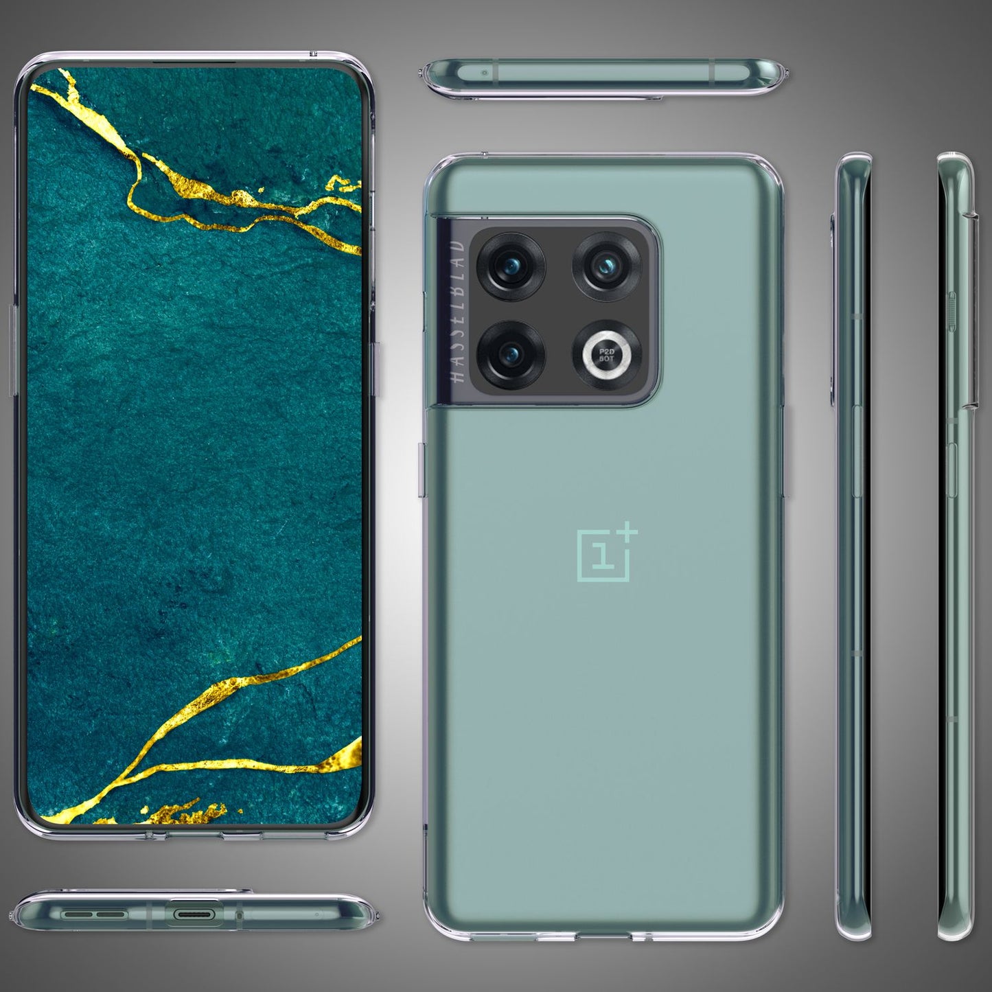 NALIA Transparente Silikonhülle für OnePlus 10 Pro – Anti-Gelb & Rutschfest – GLAZE (Handyhülle Kristallklar, Schlank & Stoßfest) – Marke aus Berlin