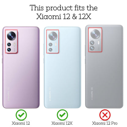 NALIA Ringhülle für Xiaomi 12 / 12X – Ring-Ständer 360° & für Magnet-Halter – GRIP360 (Mattiertes Silikon Case) – Marke aus Berlin
