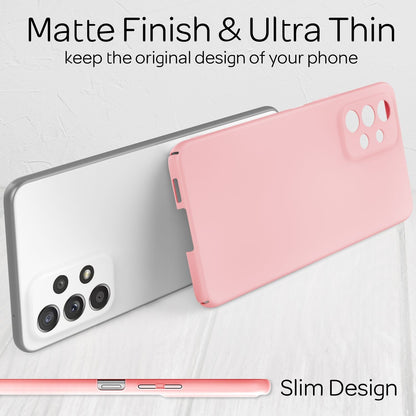 NALIA Ultra Slim Hardcase für Samsung Galaxy A53 – Anti-Fingerabdruck & 0.5mm Dünn – PUREFIT (Matt & Leicht) – Marke aus Berlin