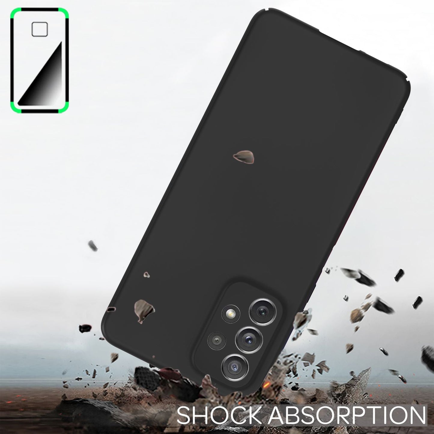 NALIA Ultra Slim Hardcase für Samsung Galaxy A53 – Anti-Fingerabdruck & 0.5mm Dünn – PUREFIT (Matt & Leicht) – Marke aus Berlin