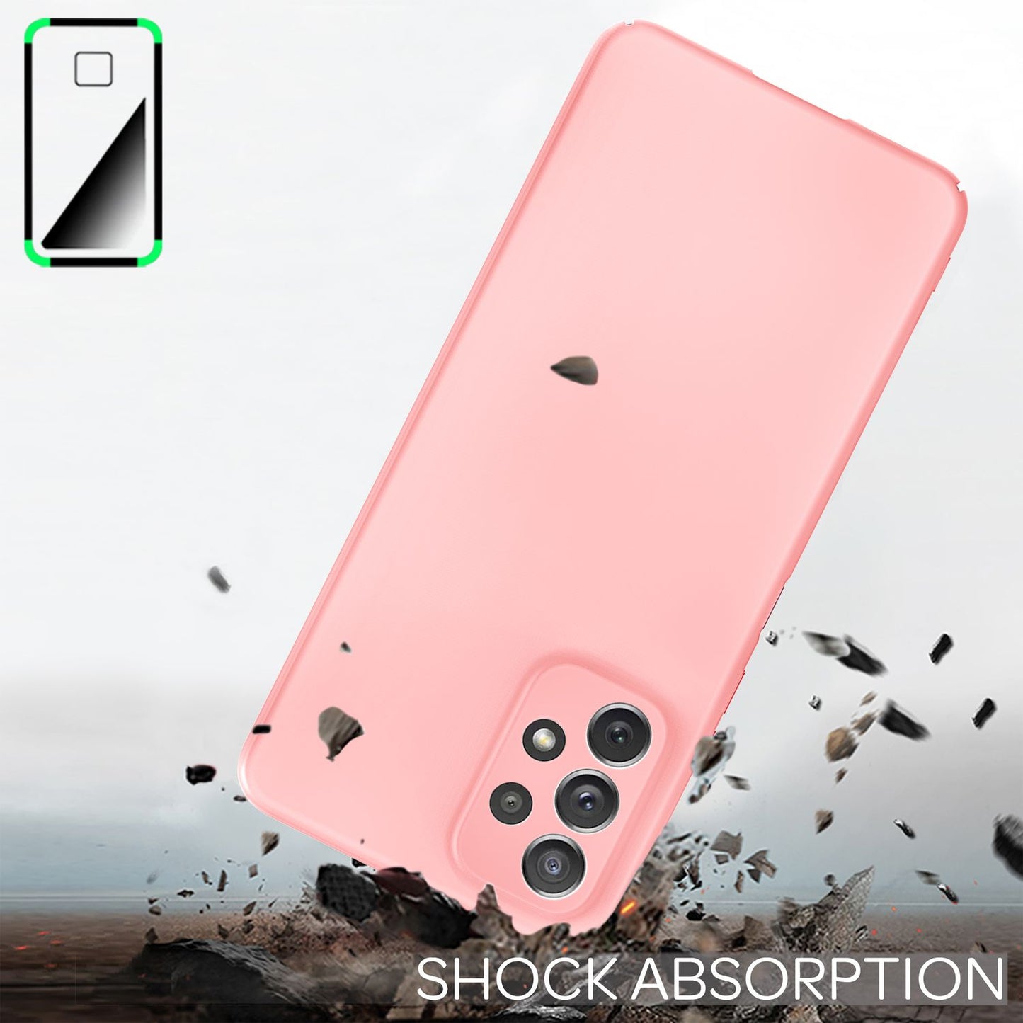 NALIA Ultra Slim Hardcase für Samsung Galaxy A53 – Anti-Fingerabdruck & 0.5mm Dünn – PUREFIT (Matt & Leicht) – Marke aus Berlin