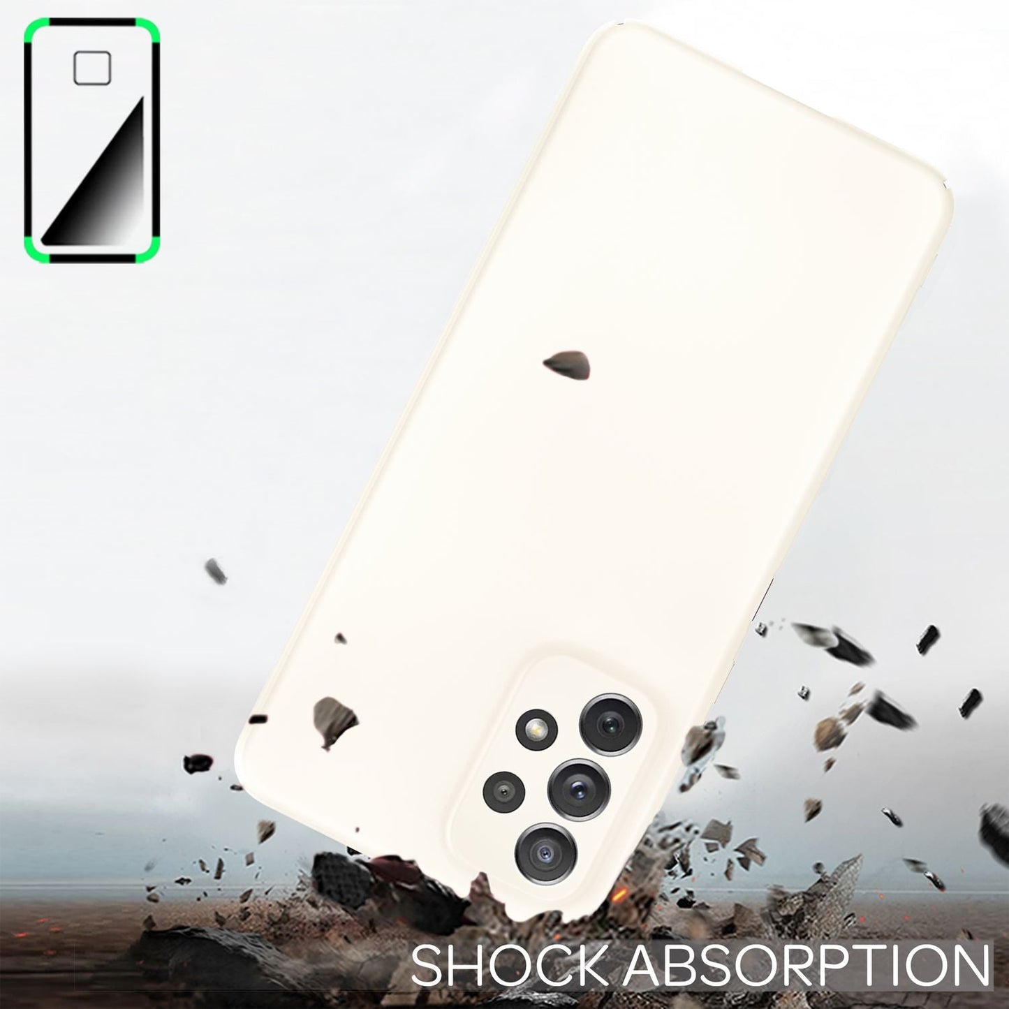 NALIA Ultra Slim Hardcase für Samsung Galaxy A53 – Anti-Fingerabdruck & 0.5mm Dünn – PUREFIT (Matt & Leicht) – Marke aus Berlin