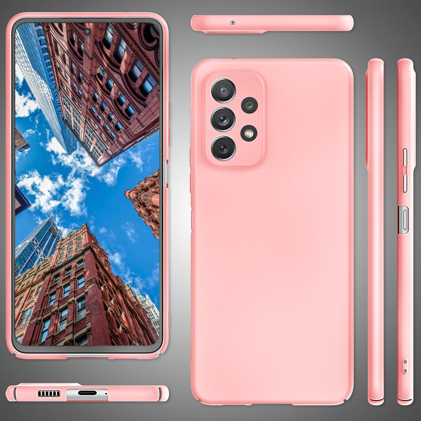 NALIA Ultra Slim Hardcase für Samsung Galaxy A53 – Anti-Fingerabdruck & 0.5mm Dünn – PUREFIT (Matt & Leicht) – Marke aus Berlin
