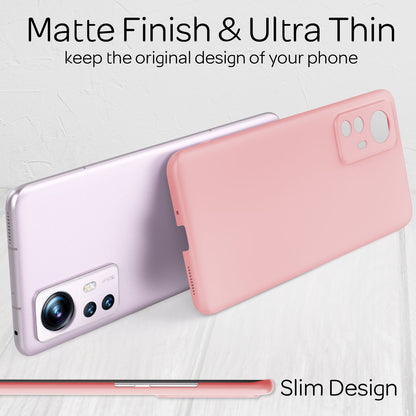 NALIA Ultra Slim Hardcase für Xiaomi 12 / 12X – Anti-Fingerabdruck & 0.5mm Dünn – PUREFIT (Matt & Leicht) – Marke aus Berlin