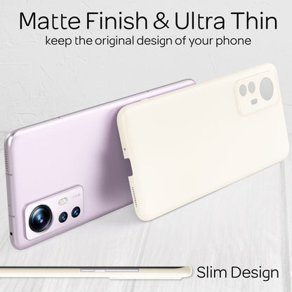 NALIA Ultra Slim Hardcase für Xiaomi 12 / 12X – Anti-Fingerabdruck & 0.5mm Dünn – PUREFIT (Matt & Leicht) – Marke aus Berlin
