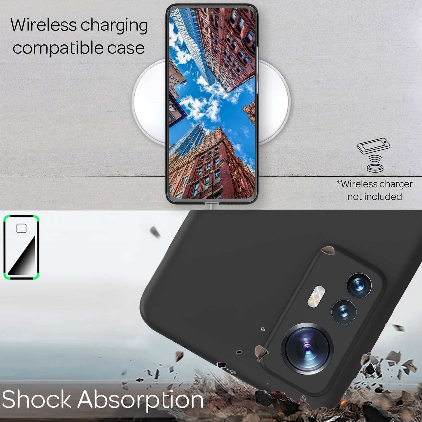 NALIA Ultra Slim Hardcase für Xiaomi 12 / 12X – Anti-Fingerabdruck & 0.5mm Dünn – PUREFIT (Matt & Leicht) – Marke aus Berlin
