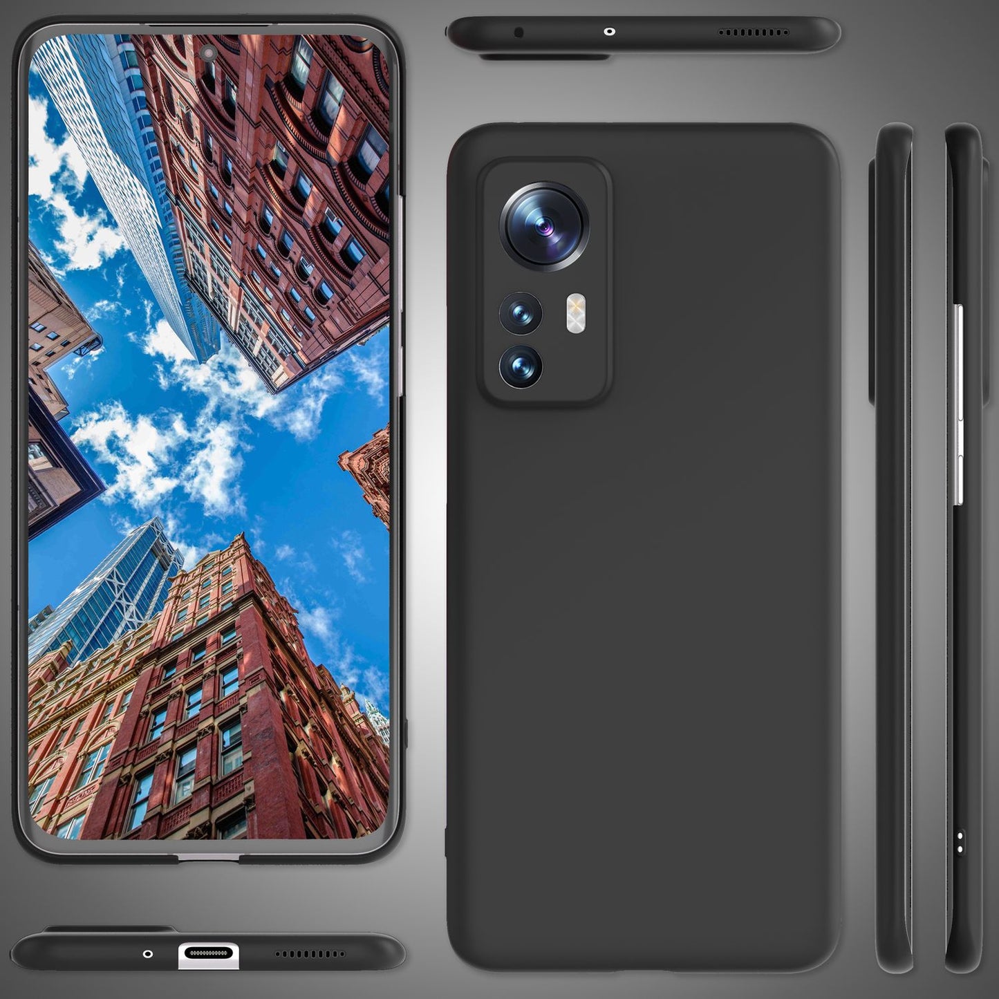 NALIA Ultra Slim Hardcase für Xiaomi 12 / 12X – Anti-Fingerabdruck & 0.5mm Dünn – PUREFIT (Matt & Leicht) – Marke aus Berlin
