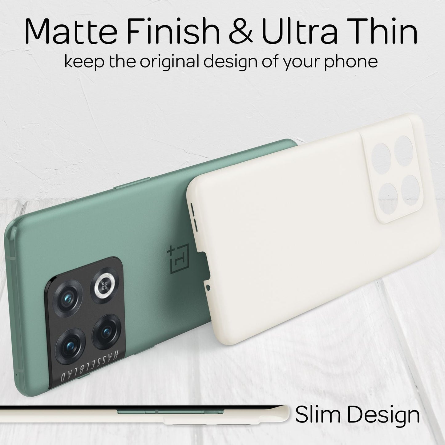 NALIA Ultra Slim Hardcase für OnePlus 10 Pro – Anti-Fingerabdruck & 0.5mm Dünn – PUREFIT (Matt & Leicht) – Marke aus Berlin