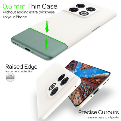 NALIA Ultra Slim Hardcase für OnePlus 10 Pro – Anti-Fingerabdruck & 0.5mm Dünn – PUREFIT (Matt & Leicht) – Marke aus Berlin