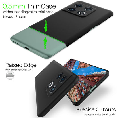 NALIA Ultra Slim Hardcase für OnePlus 10 Pro – Anti-Fingerabdruck & 0.5mm Dünn – PUREFIT (Matt & Leicht) – Marke aus Berlin