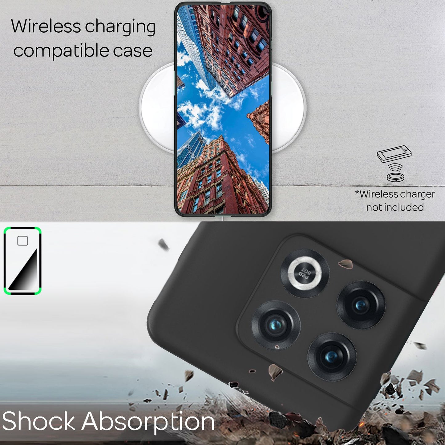 NALIA Ultra Slim Hardcase für OnePlus 10 Pro – Anti-Fingerabdruck & 0.5mm Dünn – PUREFIT (Matt & Leicht) – Marke aus Berlin