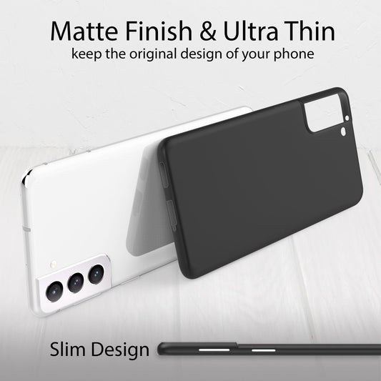 NALIA Ultra Slim Hardcase für Samsung Galaxy S22 – Matt & 0.3mm Dünn – PHANTOM (Dünnes Cover & Kamera-Vollschutz) – Marke aus Berlin