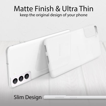 NALIA Ultra Slim Hardcase für Samsung Galaxy S22 – Matt & 0.3mm Dünn – PHANTOM (Dünnes Cover & Kamera-Vollschutz) – Marke aus Berlin