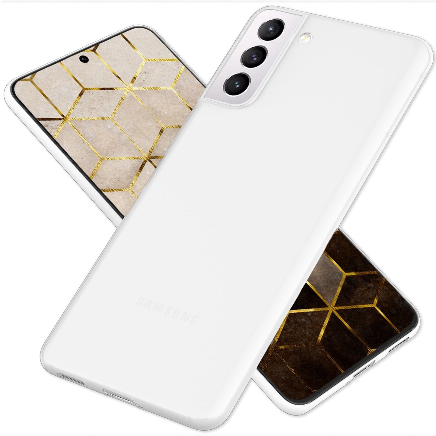 NALIA Ultra Slim Hardcase für Samsung Galaxy S22 Plus – Matt & 0.3mm Dünn – PHANTOM (Dünnes Cover & Kamera-Vollschutz) – Marke aus Berlin