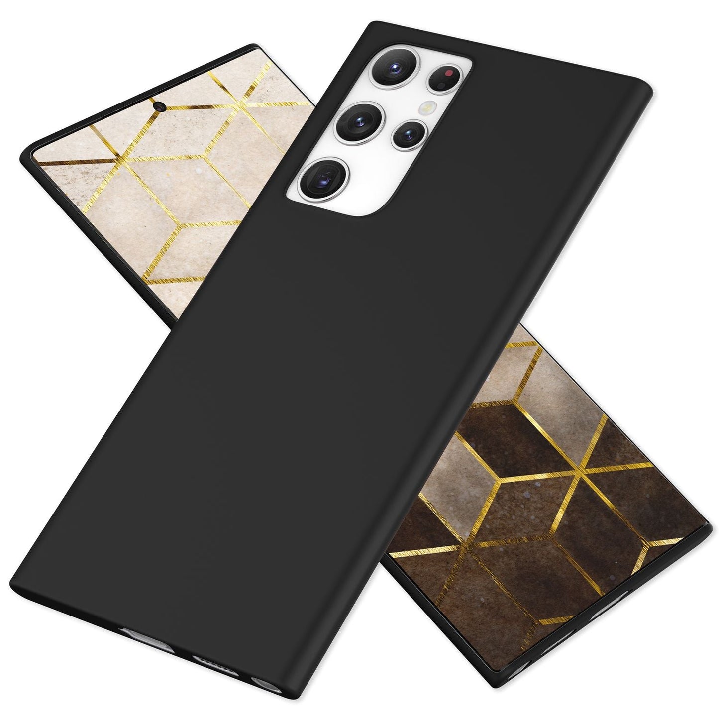 NALIA Ultra Slim Hardcase für Samsung Galaxy S22 Ultra – Matt & 0.3mm Dünn – PHANTOM (Dünnes Cover & Kamera-Vollschutz) – Marke aus Berlin