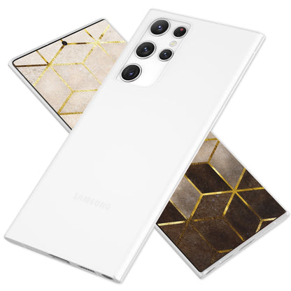 NALIA Ultra Slim Hardcase für Samsung Galaxy S22 Ultra – Matt & 0.3mm Dünn – PHANTOM (Dünnes Cover & Kamera-Vollschutz) – Marke aus Berlin