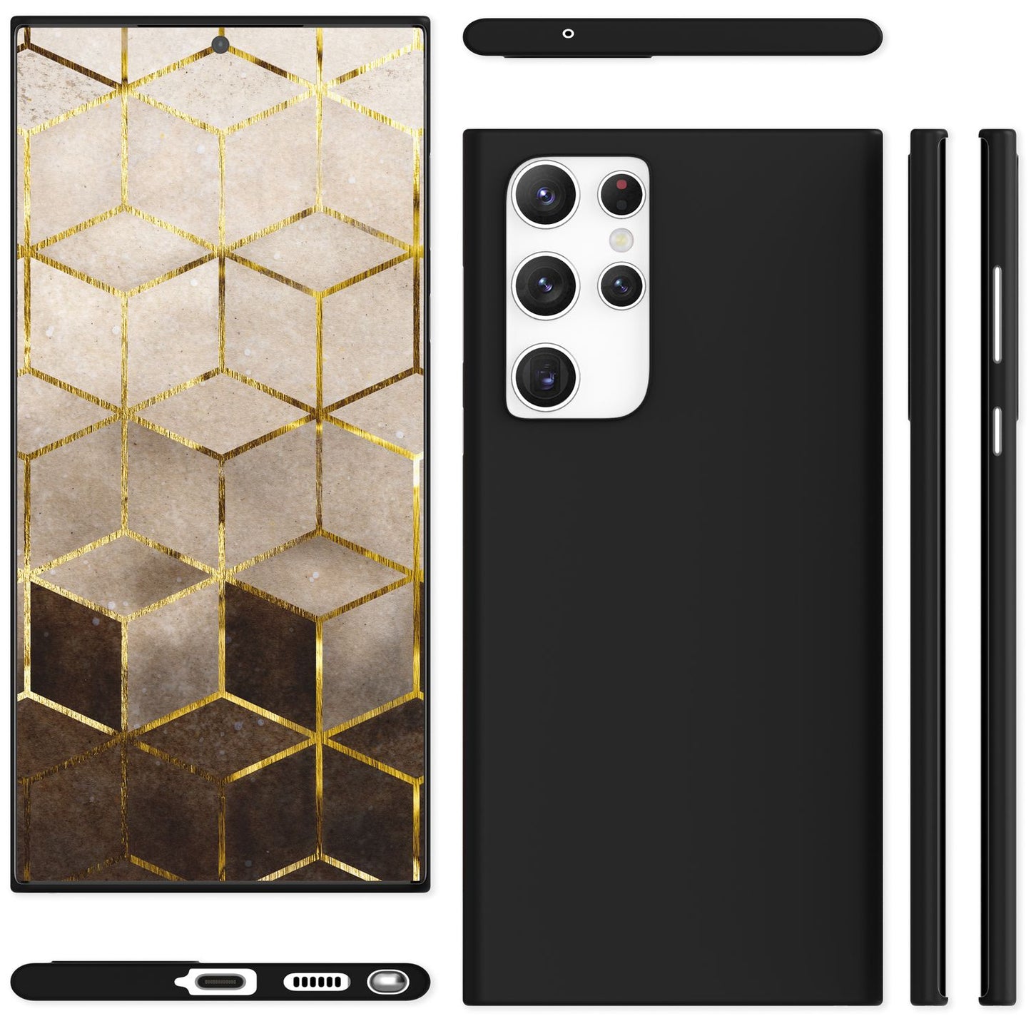 NALIA Ultra Slim Hardcase für Samsung Galaxy S22 Ultra – Matt & 0.3mm Dünn – PHANTOM (Dünnes Cover & Kamera-Vollschutz) – Marke aus Berlin
