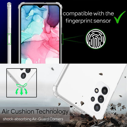 NALIA Handykette für Samsung Galaxy A13 / A13 5G – Transparentes Hybrid-Case & Band – HANGIT (Anti-Gelb Rückseite & Verstellbar) – Marke aus Berlin