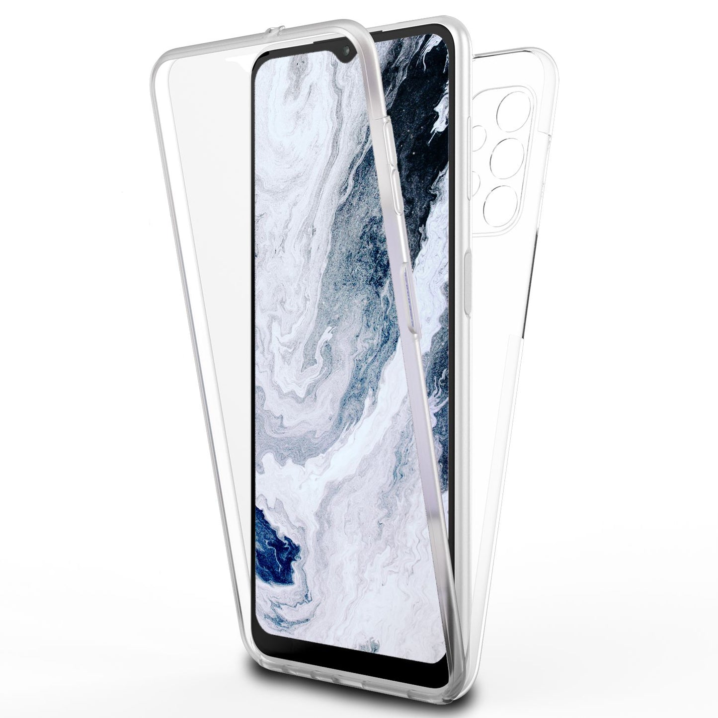 NALIA 360° Hülle für Samsung Galaxy A13 (4G) – Vorne & Hinten Schutz – 360GUARD (Full-Body Case) – Marke aus Berlin