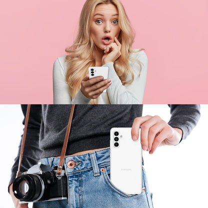 NALIA Transparente Hülle für Samsung Galaxy A13 5G – Harte Rückseite & Silikon Rand – IGNITE (Stoßfeste Handyhülle & Verstärkte Ecken) – Marke aus Berlin