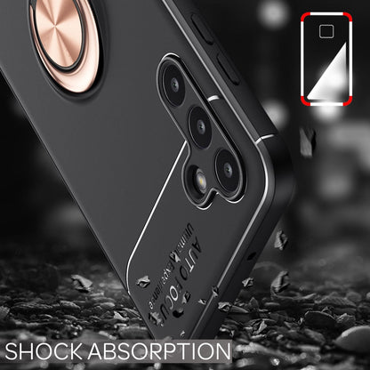 NALIA Ringhülle für Samsung Galaxy A13 5G – Ring-Ständer 360° & für Magnet-Halter – GRIP360 (Mattiertes Silikon Case) – Marke aus Berlin