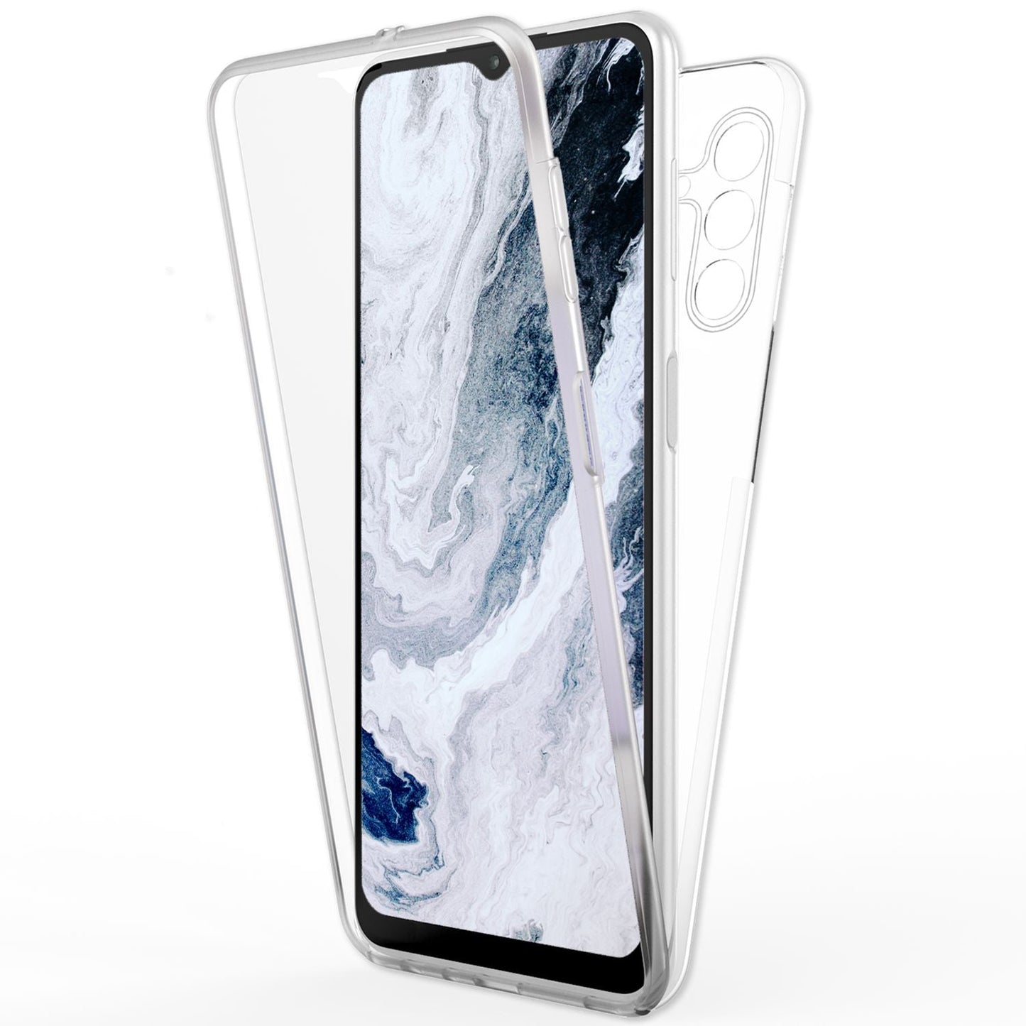 NALIA 360° Hülle für Samsung Galaxy A13 5G – Vorne & Hinten Schutz – 360GUARD (Full-Body Case) – Marke aus Berlin