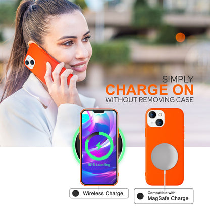 NALIA Neon Silikonhülle für iPhone 14 Plus – Soft-Touch & Signal-Neon – NEONSHOCK (Matte Schutzhülle) – Marke aus Berlin