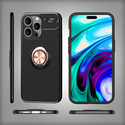 NALIA Ringhülle für iPhone 14 Pro – Ring-Ständer 360° & für Magnet-Halter – GRIP360 (Mattiertes Silikon Case) – Marke aus Berlin