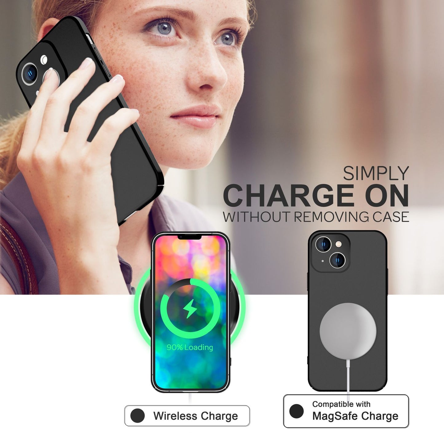 NALIA Ultra Slim Hardcase für iPhone 14 Plus – Anti-Fingerabdruck & 0.5mm Dünn – PUREFIT (Matt & Leicht) – Marke aus Berlin