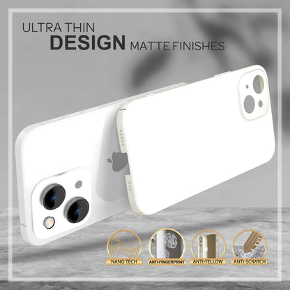 NALIA Ultra Slim Hardcase für iPhone 14 Plus – Anti-Fingerabdruck & 0.5mm Dünn – PUREFIT (Matt & Leicht) – Marke aus Berlin