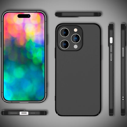 NALIA Ultra Slim Hardcase für iPhone 14 Pro – Anti-Fingerabdruck & 0.5mm Dünn – PUREFIT (Matt & Leicht) – Marke aus Berlin