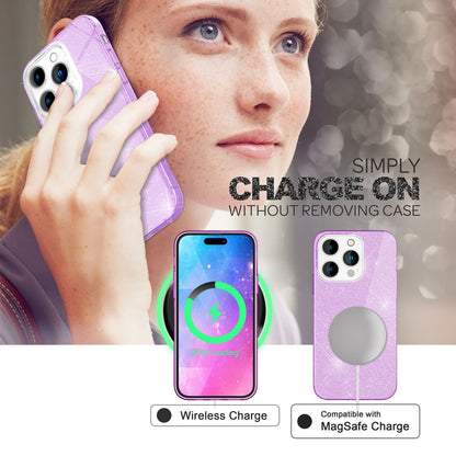 NALIA Glitzerhülle für iPhone 14 Pro Max – Funkelnder Glitzer-Look & Grip – SHINEPOP (Silikon Case) – Marke aus Berlin