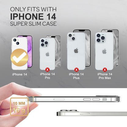 NALIA 360° Hülle für iPhone 14 – Vorne & Hinten Schutz – 360GUARD (Full-Body Case) – Marke aus Berlin