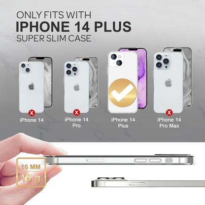 NALIA 360° Hülle für iPhone 14 Plus – Vorne & Hinten Schutz – 360GUARD (Full-Body Case) – Marke aus Berlin