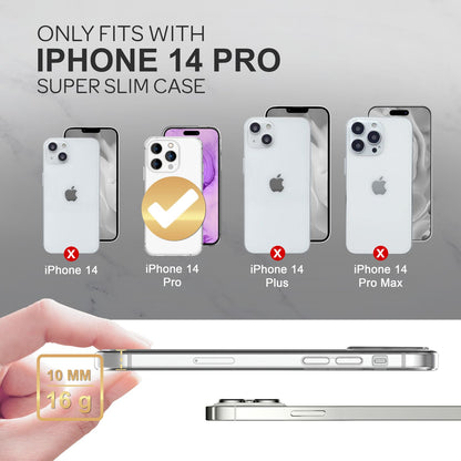 NALIA 360° Hülle für iPhone 14 Pro – Vorne & Hinten Schutz – 360GUARD (Full-Body Case) – Marke aus Berlin