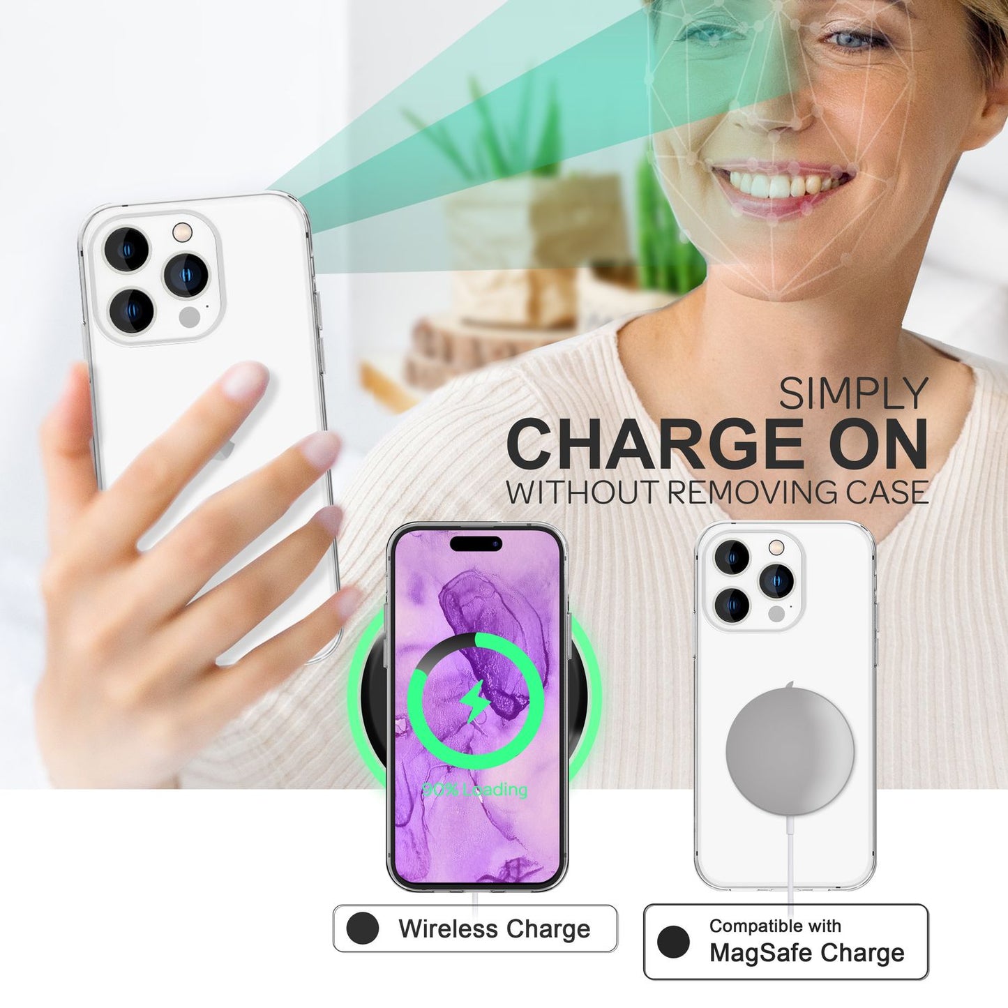 NALIA 360° Hülle für iPhone 14 Pro – Vorne & Hinten Schutz – 360GUARD (Full-Body Case) – Marke aus Berlin