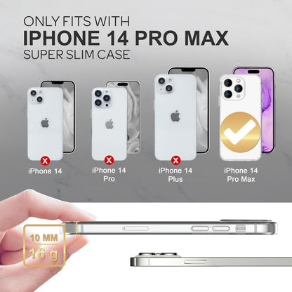 NALIA 360° Hülle für iPhone 14 Pro Max – Vorne & Hinten Schutz – 360GUARD (Full-Body Case) – Marke aus Berlin