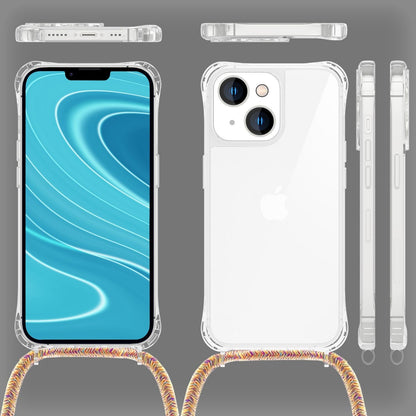 NALIA Handykette für iPhone 14 – Transparentes Hybrid-Case & Band – HANGIT PRO (Anti-Gelb Rückseite & Verstellbar) – Marke aus Berlin