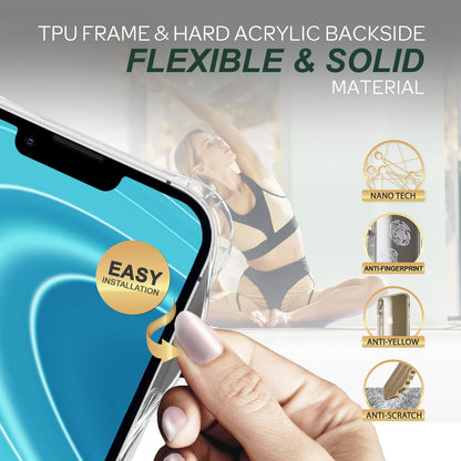 NALIA Handykette für iPhone 14 Plus – Transparentes Hybrid-Case & Band – HANGIT PRO (Anti-Gelb Rückseite & Verstellbar) – Marke aus Berlin