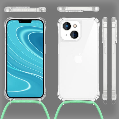 NALIA Handykette für iPhone 14 Plus – Transparentes Hybrid-Case & Band – HANGIT PRO (Anti-Gelb Rückseite & Verstellbar) – Marke aus Berlin