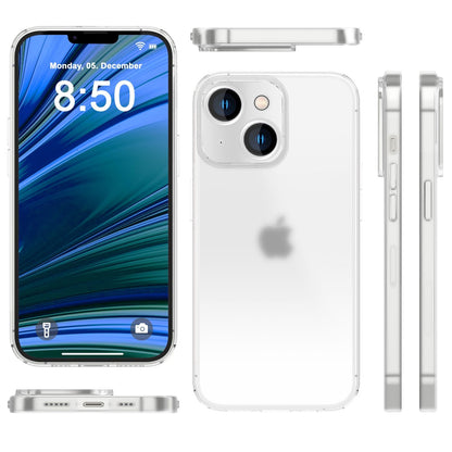 NALIA Ultra Slim Hardcase für iPhone 14 Plus – Matt-Transparent & 0.3mm Dünn – PHANTOM (Dünnes Cover & Kamera-Vollschutz) – Marke aus Berlin
