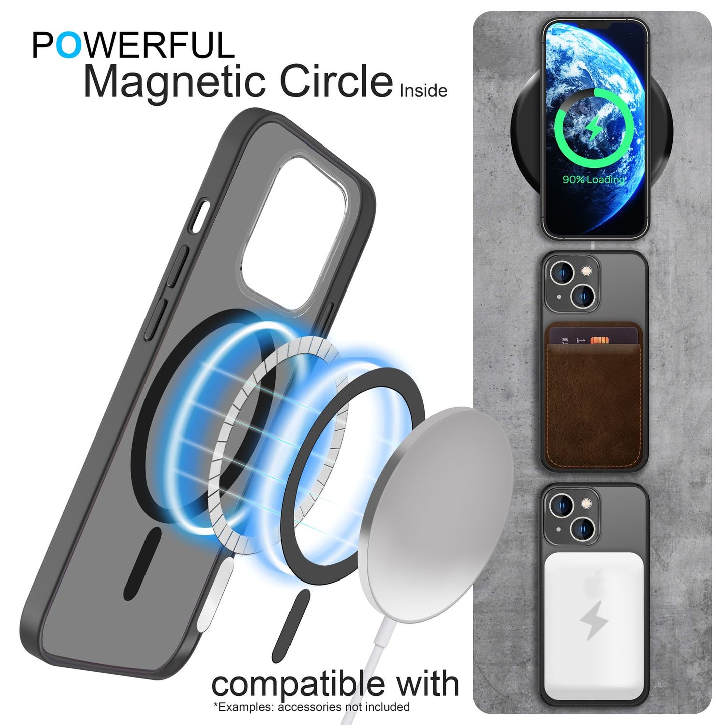 NALIA Magnet-Case für iPhone 14 Plus – Matt-Transparent & MagSafe Kompatibel – MATTEX (Rutschfest, Stoßfest & Anti-Fingerabdruck) – Marke aus Berlin