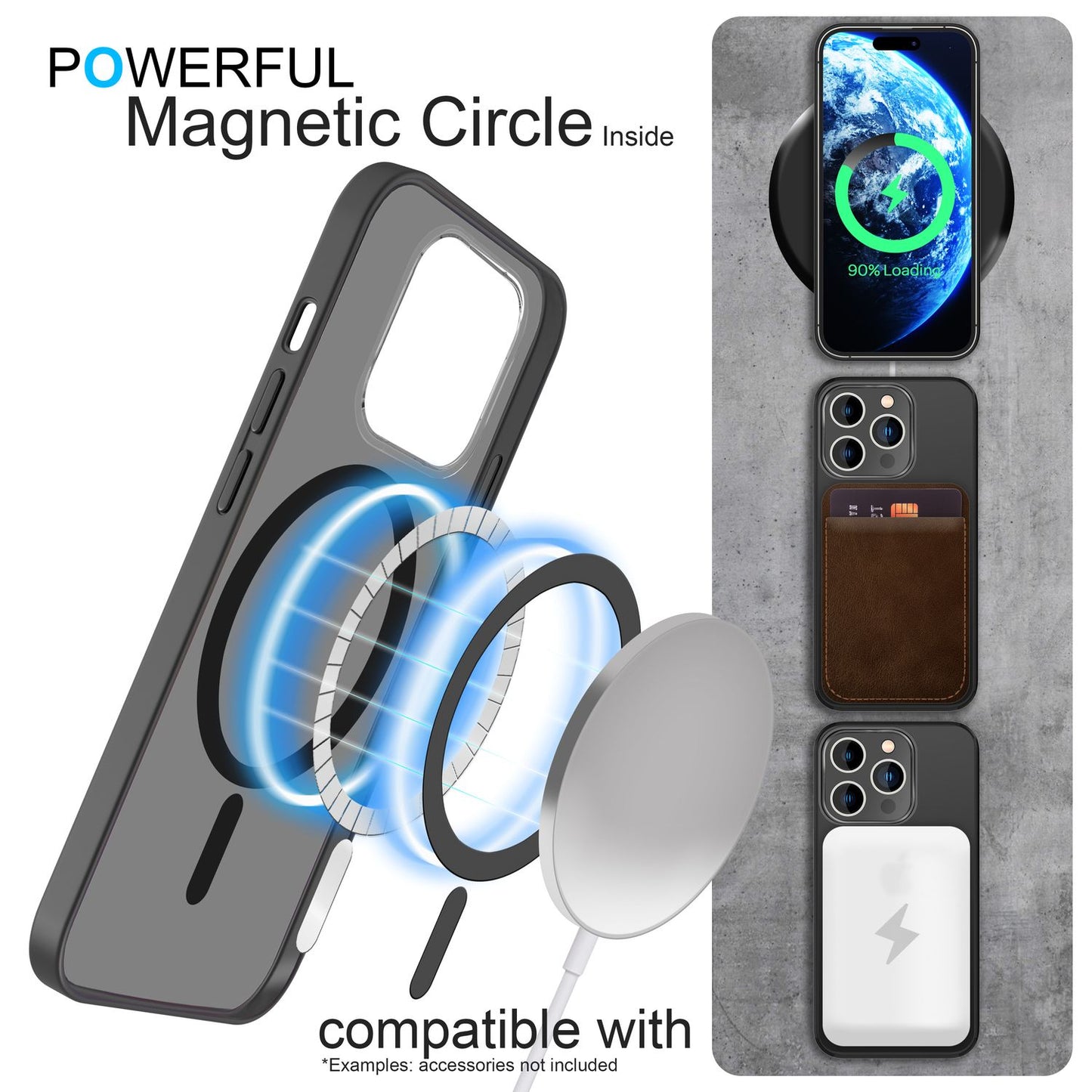 NALIA Magnet-Case für iPhone 14 Pro – Matt-Transparent & MagSafe Kompatibel – MATTEX (Rutschfest, Stoßfest & Anti-Fingerabdruck) – Marke aus Berlin