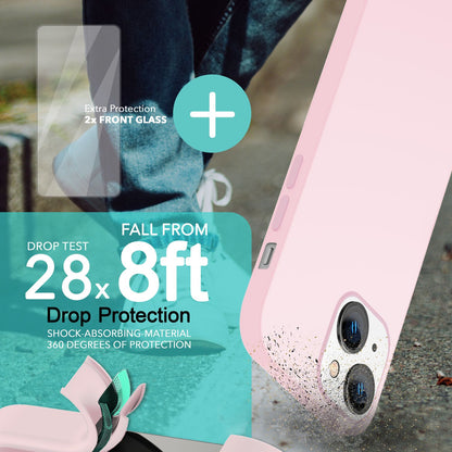 NALIA Magnet Silikonhülle für iPhone 14 – MagSafe kompatibel & Liquid Silicone – SLIQ (Soft-Touch Schutz & Mikrofaser Innen) – Marke aus Berlin